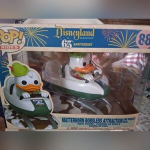 Disneyland 65th Anniversary Donald Duck On Mattethorn Funko Pop